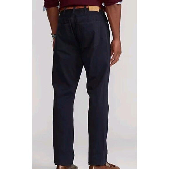 New Polo Ralph Lauren Performance Golf Tailored Fit Twill Pants $115 50BX30 Navy - Picture 7 of 9